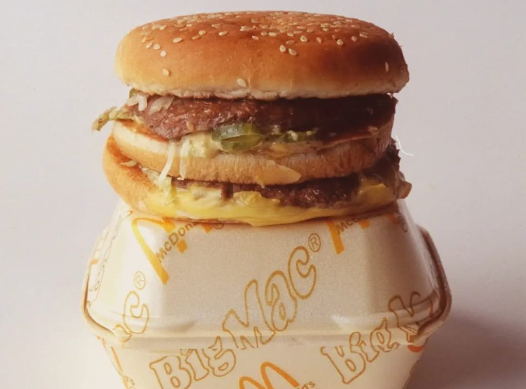 1970s hamburger - McDon Big S Big Mac